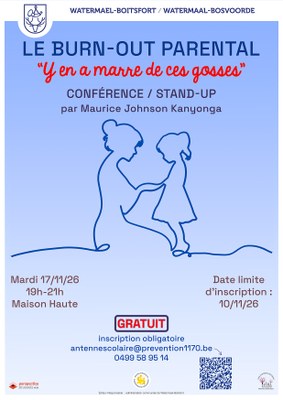 Conférence Stand-up sur le Burn-out parental - mardi 17 novembre