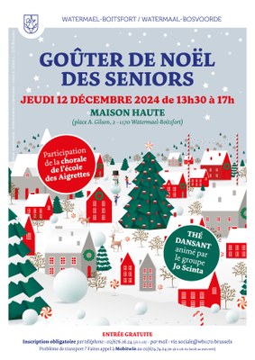 Goûter de Noël des seniors - jeudi 12 décembre