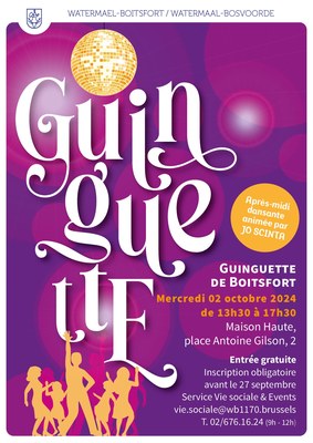 Guinguette - mercredi 2 octobre