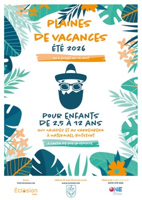 Plaines de vacances d'été 2026