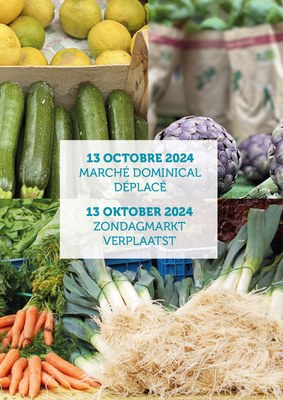 Dimanche 13 octobre : marché dominical déplacé !