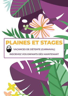 Stages de détente - du lundi 24 février au vendredi 7 mars