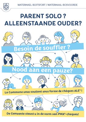 Parent solo ? La Commune vous soutient sous forme de chèques ALE !